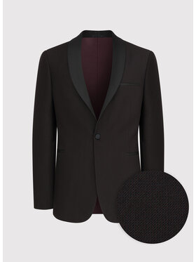 Pako Lorente Pako Lorente Marynarka P24SF-3S-005 Bordowy Slim Fit
