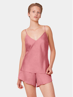 Triumph Triumph Piżama Silky Sensuality 10218279 Różowy Relaxed Fit