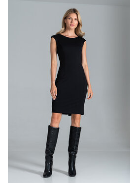 FIGL FIGL Šaty M834 Černá Slim Fit