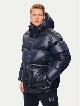 EA7 Emporio Armani EA7 Emporio Armani Geacă din puf 6DPB31 PN2MZ 1562 Bleumarin Regular Fit