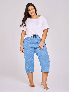Taro Taro Piżama TA3162-01 Biały Basic Fit