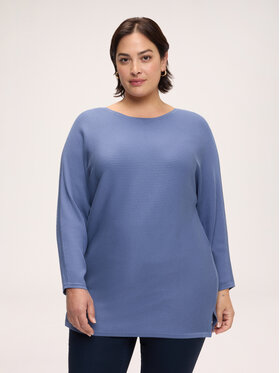 Fiorella Rubino Fiorella Rubino Sweter M216E002236N034 Niebieski Over Fit