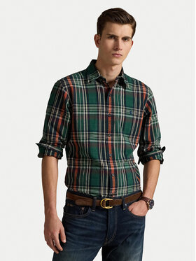 Polo Ralph Lauren Polo Ralph Lauren Πουκάμισο 710P00524002 Πράσινο Custom Fit