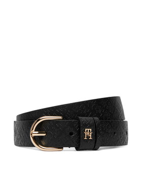 Tommy Hilfiger Tommy Hilfiger Dámský pásek Ess Effortless 2.5 Go Mono AW0AW18856 Černá