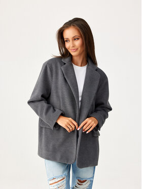 Roco Fashion Roco Fashion Marynarka Meghan Szary Regular Fit