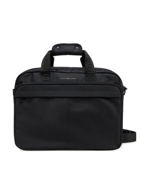Tommy Hilfiger Tommy Hilfiger Geantă pentru laptop Th Repreve Computer Bag AM0AM13186 Negru