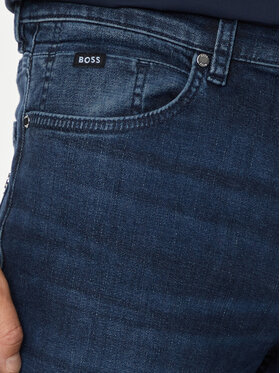 Boss Jeans Hlače H-Re.Maine 50520574 Modra Straight Fit