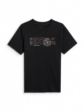 4F 4F T-Shirt ESSENTIAL 2 Czarny Regular Fit