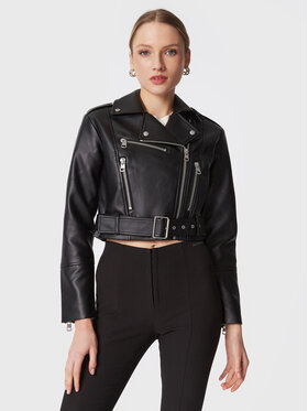 Calvin Klein Jeans Calvin Klein Jeans Dirbtinės odos striukė J20J220507 Juoda Regular Fit