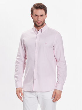 Tommy Hilfiger Tommy Hilfiger Camicia Natural Soft MW0MW30687 Rosa Slim Fit