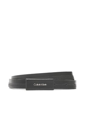 Calvin Klein Calvin Klein Pasek Damski Daily Dressed Plaque 2cm Belt K60K610499 Czarny