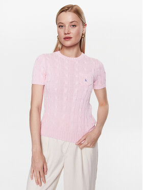 Polo Ralph Lauren Polo Ralph Lauren Svetr 211895379006 Růžová Slim Fit