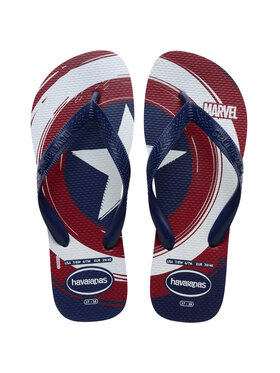 Havaianas Havaianas Σαγιονάρες HAVAIANAS Infradito Bambini e ragazzi Hav. Top Marvel Logomania 4146953.4368 Blu Σκούρο μπλε