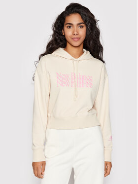 New Balance New Balance Bluza Essential WT21509 Beżowy Relaxed Fit