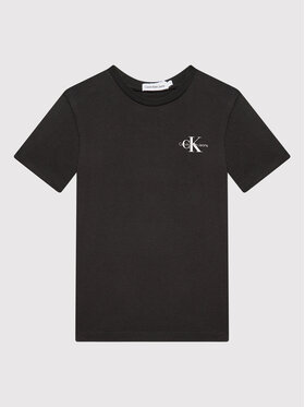 Calvin Klein Jeans Calvin Klein Jeans T-Shirt Chest Monogram IB0IB01231 Czarny Regular Fit