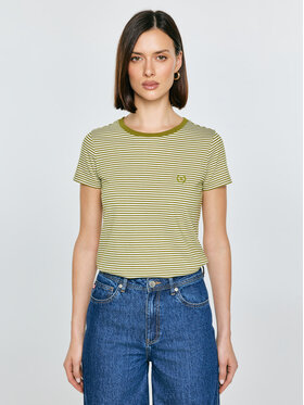 BIG STAR BIG STAR T-Shirt ZENAISA Zielony Basic Fit