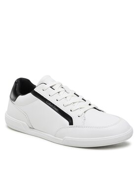 Calvin Klein Calvin Klein Sneakersy Low Top Lace Up Lth HM0HM00821 Biela