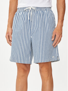 Mustang Mustang Stoffshorts Jim 1015277 Blau Regular Fit