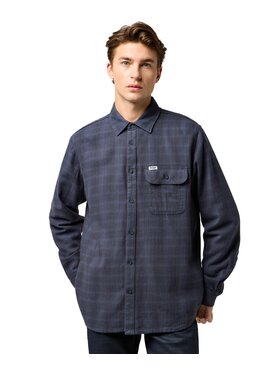 Wrangler Wrangler Koszula 112371523 Granatowy Regular Fit