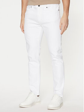 HUGO HUGO Jeansy 50530605 Biały Slim Fit