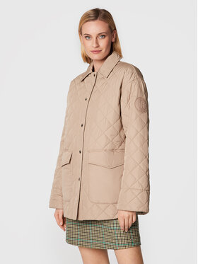 Tommy Hilfiger Tommy Hilfiger Geacă Quilted WW0WW35552 Bej Relaxed Fit