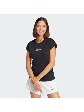 adidas adidas T-Shirt Essentials Linear JC8238 Czarny Slim Fit