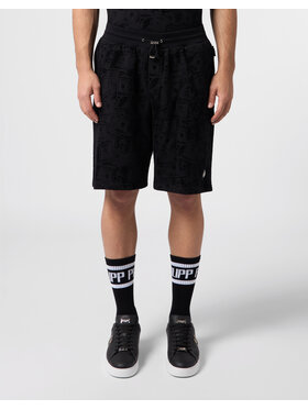 PHILIPP PLEIN PHILIPP PLEIN Pantaloncini sportivi 31096 Nero Jogger Fit