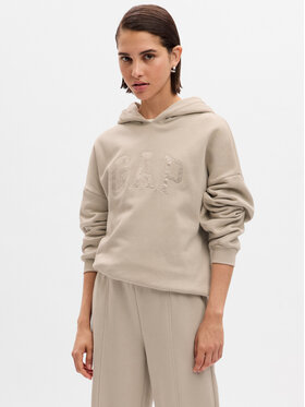 Gap Gap Mikina 729618-01 Béžová Regular Fit