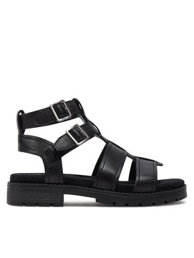 Clarks Clarks Sandały Orinoco Cove 26176319 Czarny