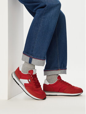 Tommy Jeans Tommy Jeans Tenisice Tjm Eva Runner Mix Material EM0EM01737 Crvena