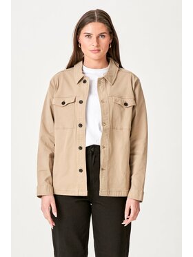 TeeShoppen TeeShoppen Koszula 'Basic Collection' Beżowy Regular Fit