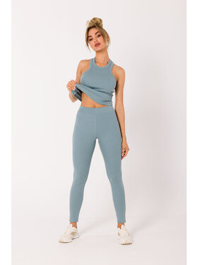 Made of Emotion Made of Emotion Legginsy M734 Szary Premium Fit