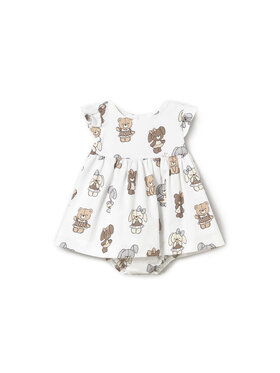 Mayoral Mayoral Sommerkleid 1869 Weiß Regular Fit