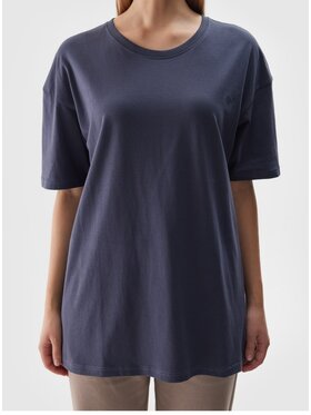 4F 4F T-Shirt 4FWAW24TTSHU1657 Niebieski Oversize