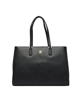 Tommy Hilfiger Tommy Hilfiger Borsetta Th Daily Tote Mono AW0AW18417 Nero