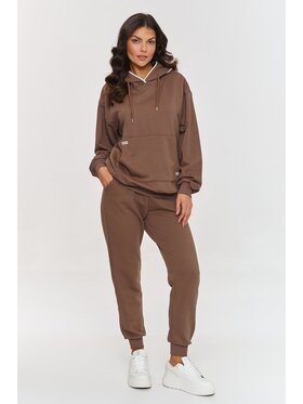 Makadamia Makadamia Dres A4 Brązowy Loose Fit