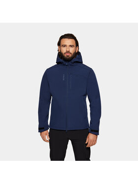 Alpinus Alpinus Kurtka softshell ASO Granatowy Regular Fit