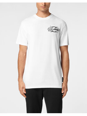 Plein Sport Plein Sport T-Shirt 23105 Biały Regular Fit