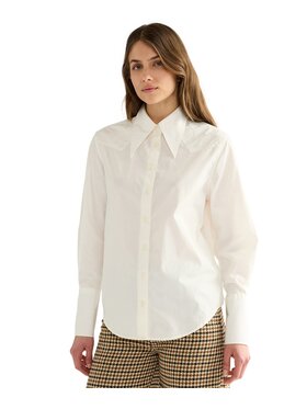 Wrangler Wrangler Koszula 112386780 Biały Regular Fit
