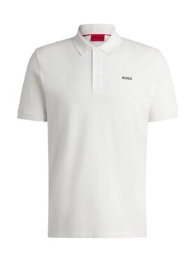 HUGO HUGO Polo 50466182-102 Biały Regular Fit