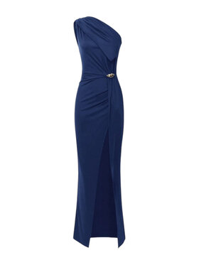 Elisabetta Franchi Elisabetta Franchi Sukienka wieczorowa 8053686247834 Niebieski Regular Fit