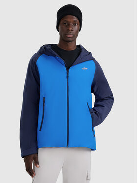 4F 4F Kurtka przejściowa MIDSHOP TEXTILE Granatowy Regular Fit