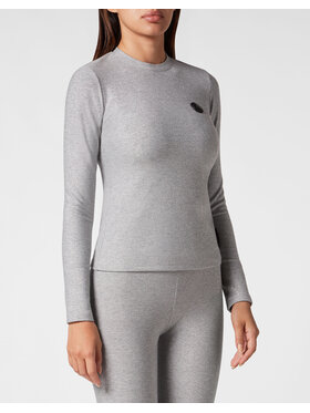 Plein Sport Plein Sport T-Shirt 4491 Stříbrná Regular Fit