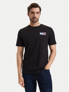 Tommy Hilfiger Tommy Hilfiger T-krekls MW0MW44876 Melns Regular Fit