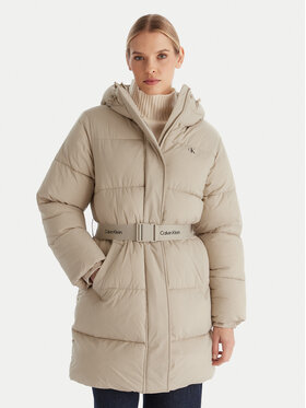 Calvin Klein Jeans Calvin Klein Jeans Zimní bunda LV047D508G Béžová Regular Fit
