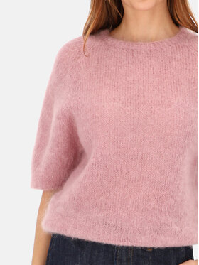 L’AF L’AF Sweter Sorella Różowy Regular Fit