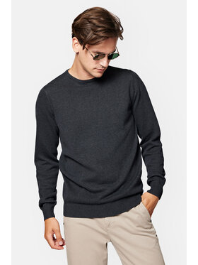 Lancerto Lancerto Sweter Morey SW073223000016 Szary Regular Fit