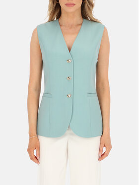 L’AF L’AF Kamizelka Mint Zielony jasny Regular Fit