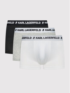 KARL LAGERFELD KARL LAGERFELD Komplet 3 par bokserek Logo 211M2102 Kolorowy