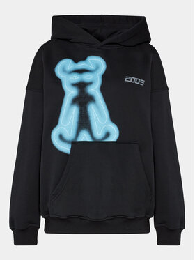 2005 2005 Sweatshirt Airbrushed Horned Lucky Schwarz Regular Fit